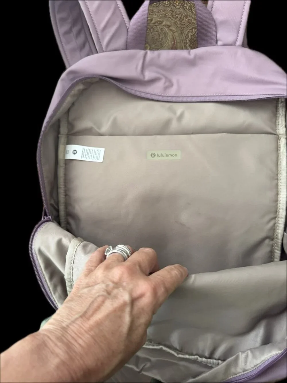 LULULEMON PURPLE BACKPACK
